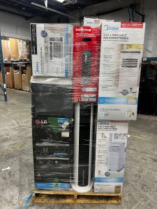 Air conditioner liquidation pallets for sale