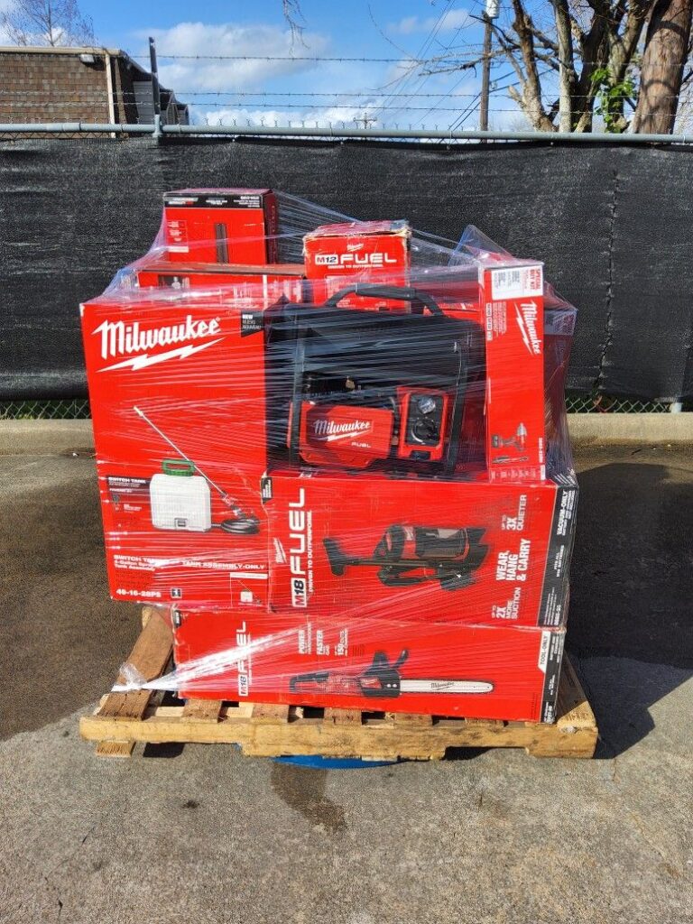 Milwaukee tool pallets