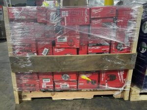 Truckload Milwaukee Tools Pallets